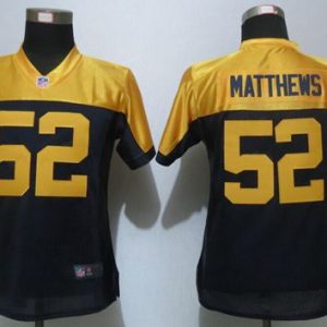 Terrific Brilliant Packers #52 Clay Matthews Navy Blue Alternate Women's Stitched NFL New Limited Jersey