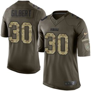 Terrific Packers #30 Zyon Gilbert Green Men's Stitched NFL Limited 2015 Salute to Service Jersey