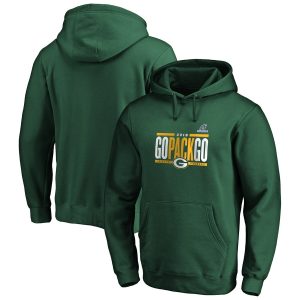 Terrific Perfect Green Bay Packers NFL 2019 NFL Playoffs Bound Hometown Checkdown Pullover Hoodie Green