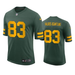 Terrific Stunning Green Bay Packers #83 Marquez Valdes Scantling Men's Alternate Vapor Limited Player NFL Jersey Green