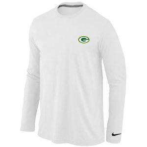Trendy Green Bay Packers Sideline Legend Authentic Logo Long Sleeve T Shirt White