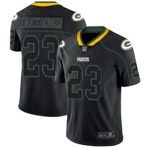 Trendy Pretty Packers #23 Jaire Alexander Lights Out Black Men's Stitched NFL Limited Rush Jersey