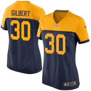 Trendy Smart Outstanding Packers #30 Zyon Gilbert Navy Blue Alternate Women's Stitched NFL Vapor Untouchable Limited Jersey