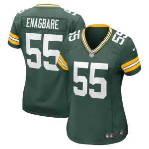 Unique Classy Kingsley Enagbare Green Bay Packers Nike Women's Player Game Jersey Green