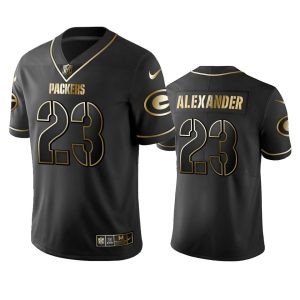 Unique Fabulous Amazing Packers #23 Jaire Alexander Men's Stitched NFL Vapor Untouchable Limited Black Golden Jersey