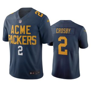 Unique Green Bay Packers #2 Mason Crosby Navy Vapor Limited City Edition NFL Jersey