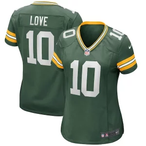 Unique Jordan Love Green Bay Packers Nike Women's Game Jersey Green