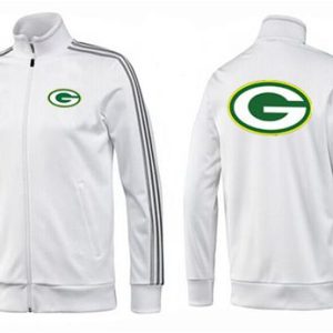 Unique Marvelous Exciting NFL Green Bay Packers Team Logo Jacket White_3