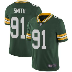 Unique Marvelous Packers #91 Preston Smith Green Team Color Men's Stitched NFL Vapor Untouchable Limited Jersey